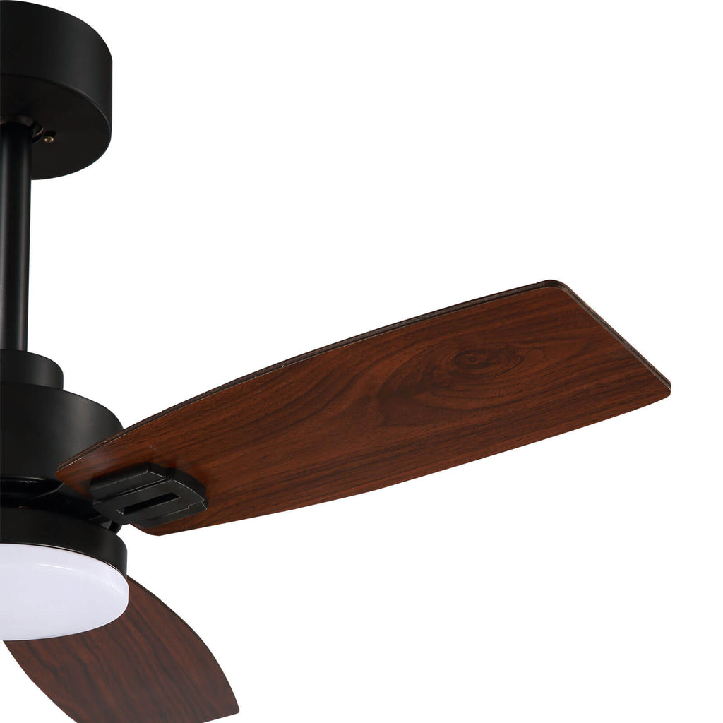 MOOONI-Ceiling-Fan-With-LED Strip-Matte-Black-Lampshade-41"-Wood-Blades