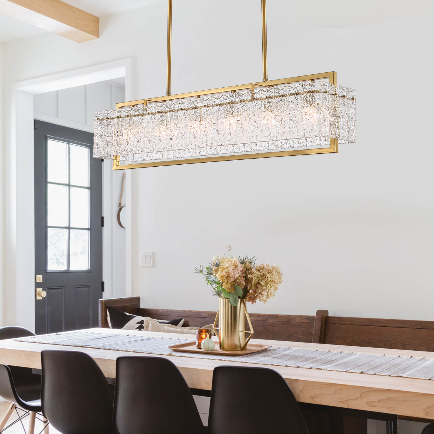Modern-Gold-Rectangular-Metal-Frame-Crystal-Chandelier