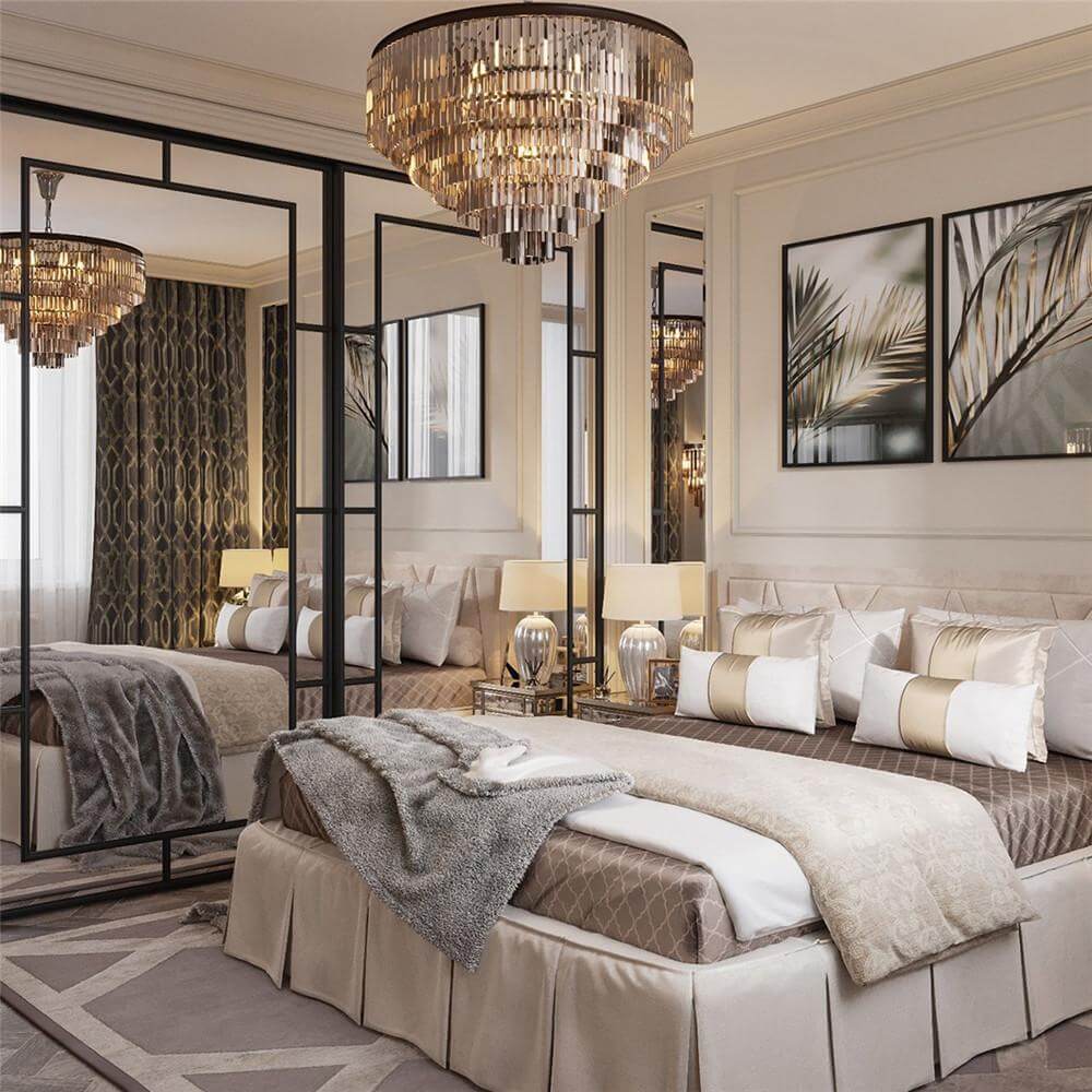 MOOONI-Modern-Multi-Tier-Black-Crystal-Chandelier-Bedroom
