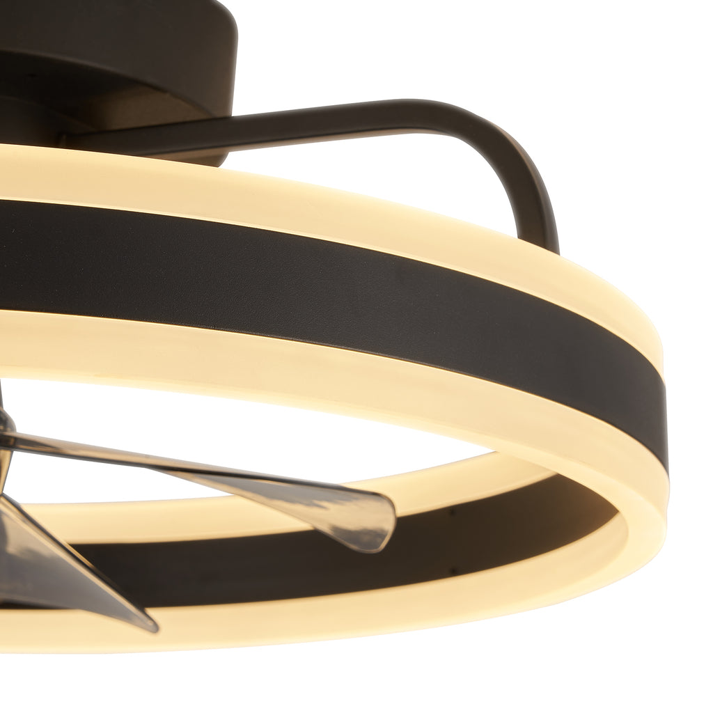 Contemporary 360° Rotatable Circle Acrylic Fandelier