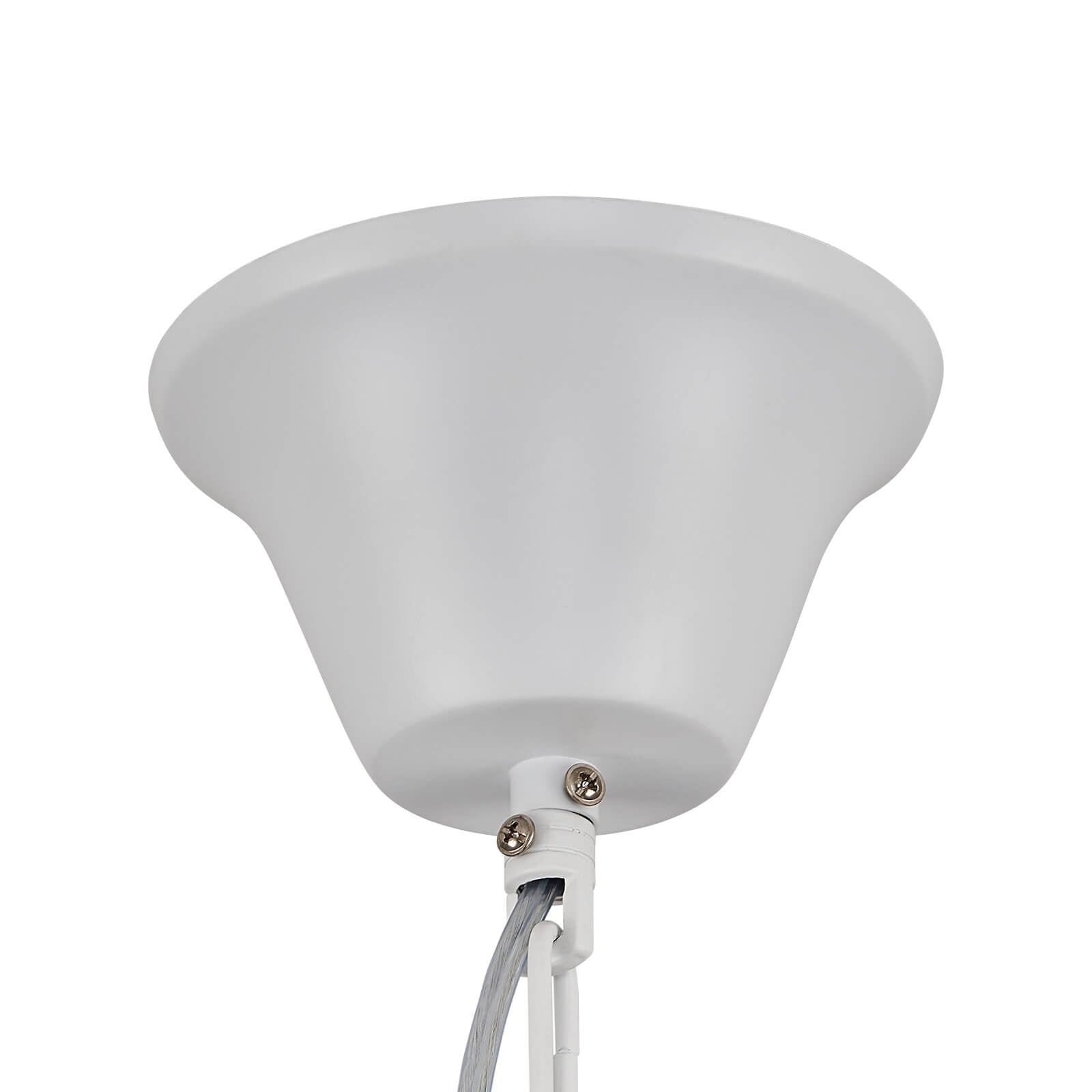 White Teardrop Candle Chandelier 8 Lights