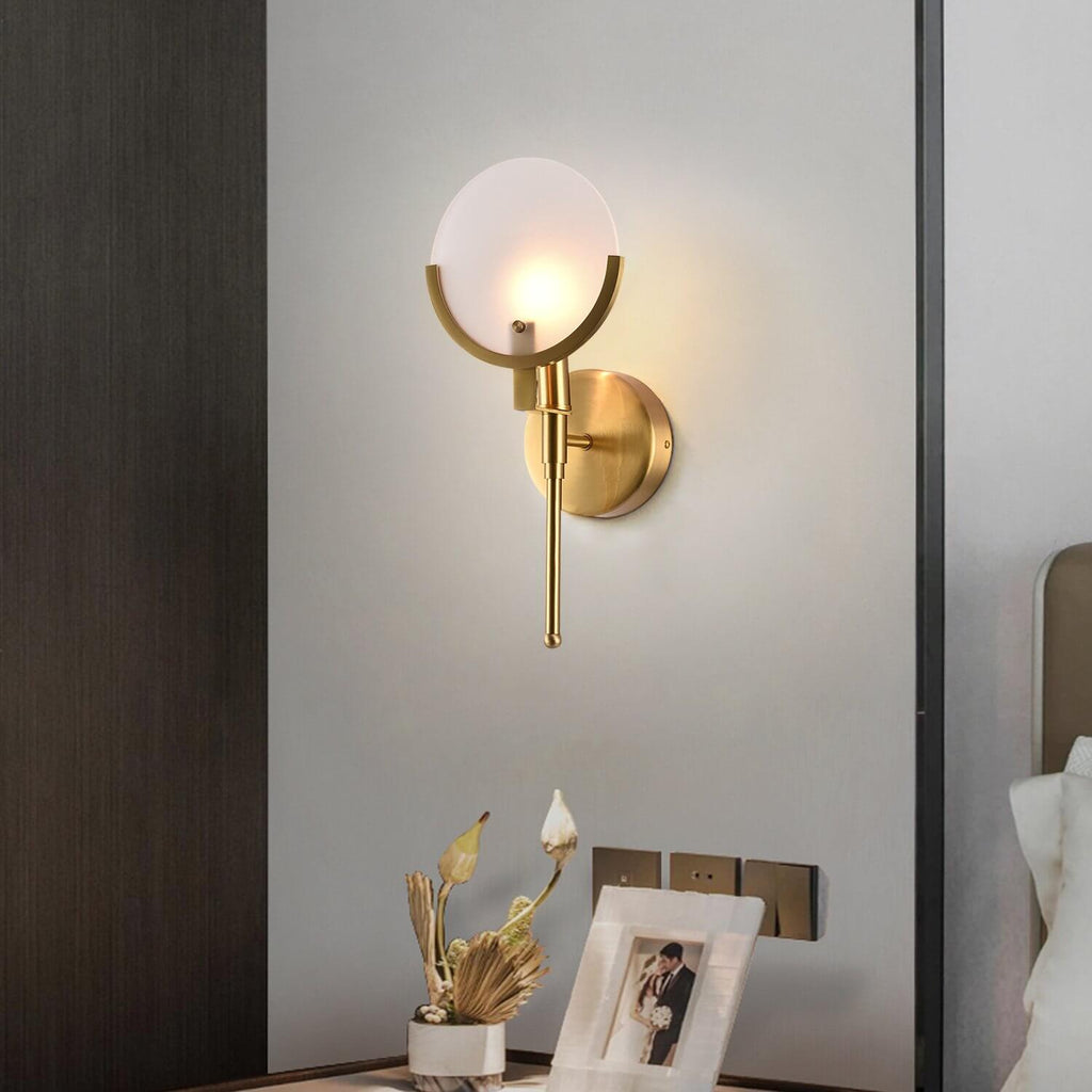 Modern-Brass-Body-Round-Shape-Crystal-Wall-Light