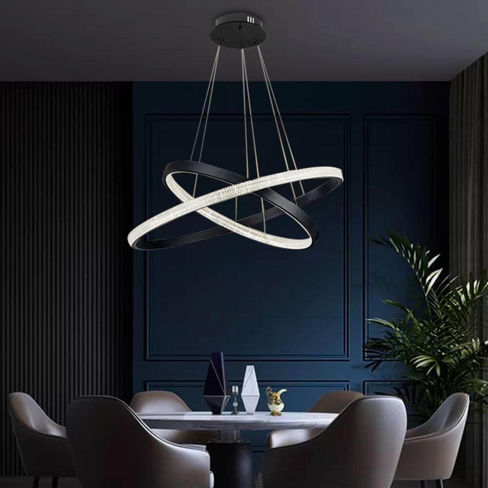 Circular LED Rings Chandelier