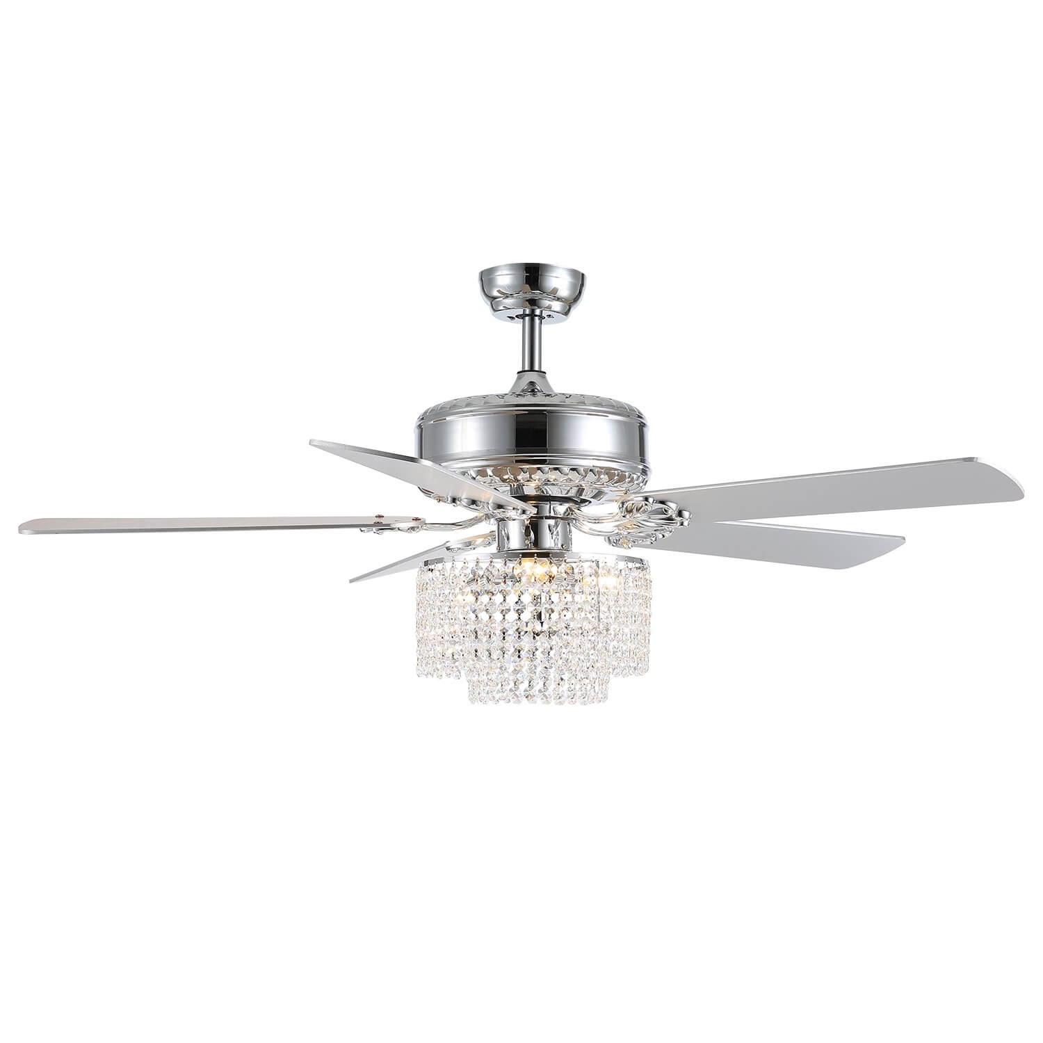 MOOONI-Ceiling-Fan-Light-Chrome-Double-Crystal-Octagonal-Beads-Fandelier-52“