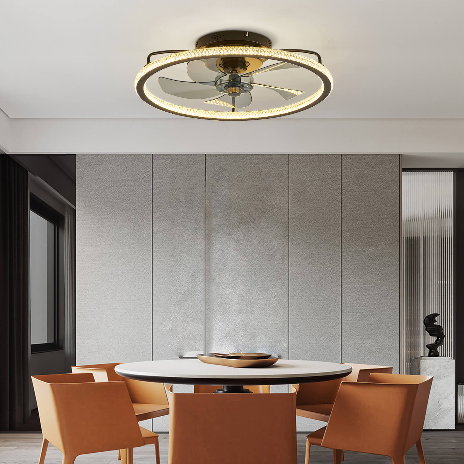 Minimalism Sparkling Diamond Fandelier