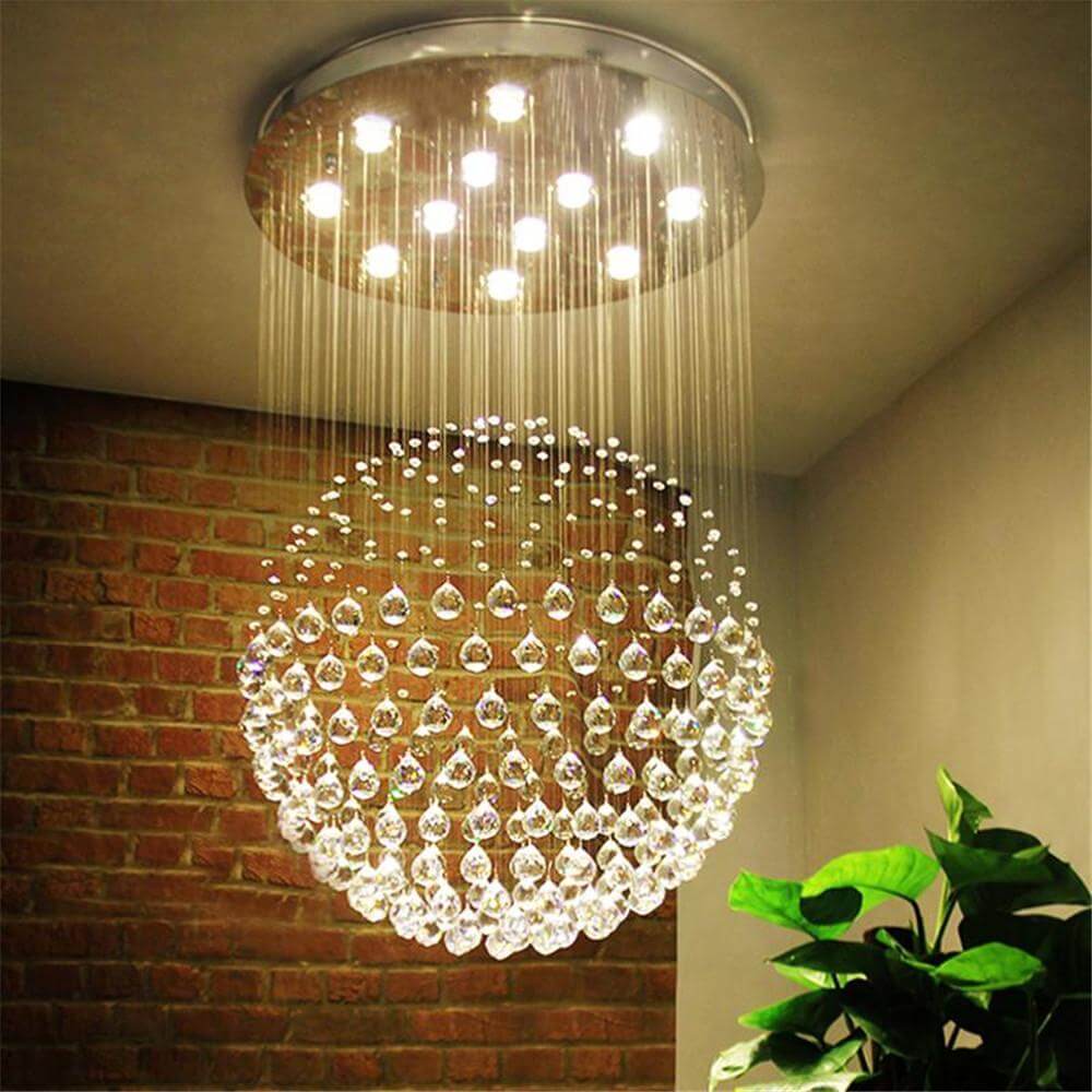 MOOONI-Modern-Chrome-Raindrop-Ball-Crystal-Chandeler
