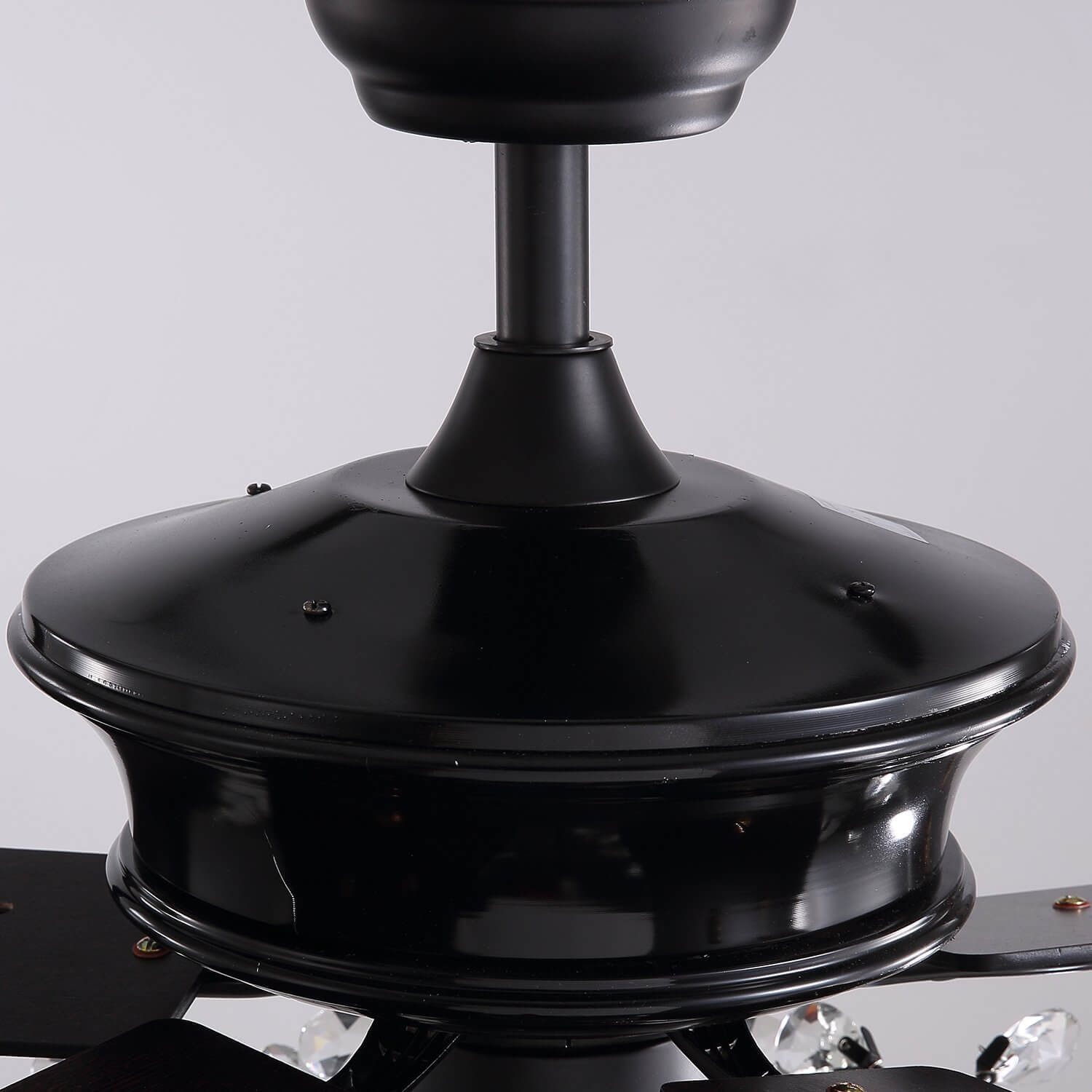 MOOONI-Ceiling-Fan-Light-Matte-Black-Industrial-Quietest-Fandelier-50“-Downrod