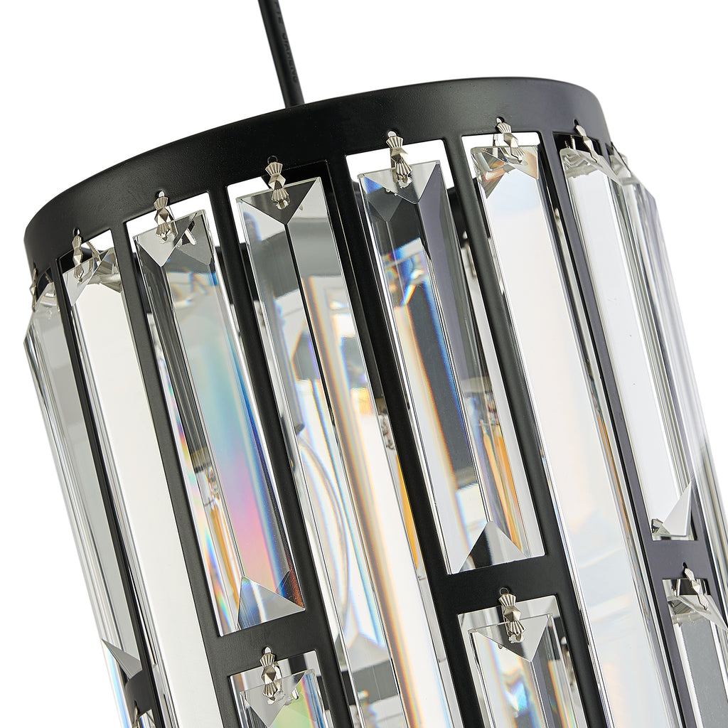 MOOONI-Vintage-Spiral-Matte-Black-Crystal-Chandelier-Shape