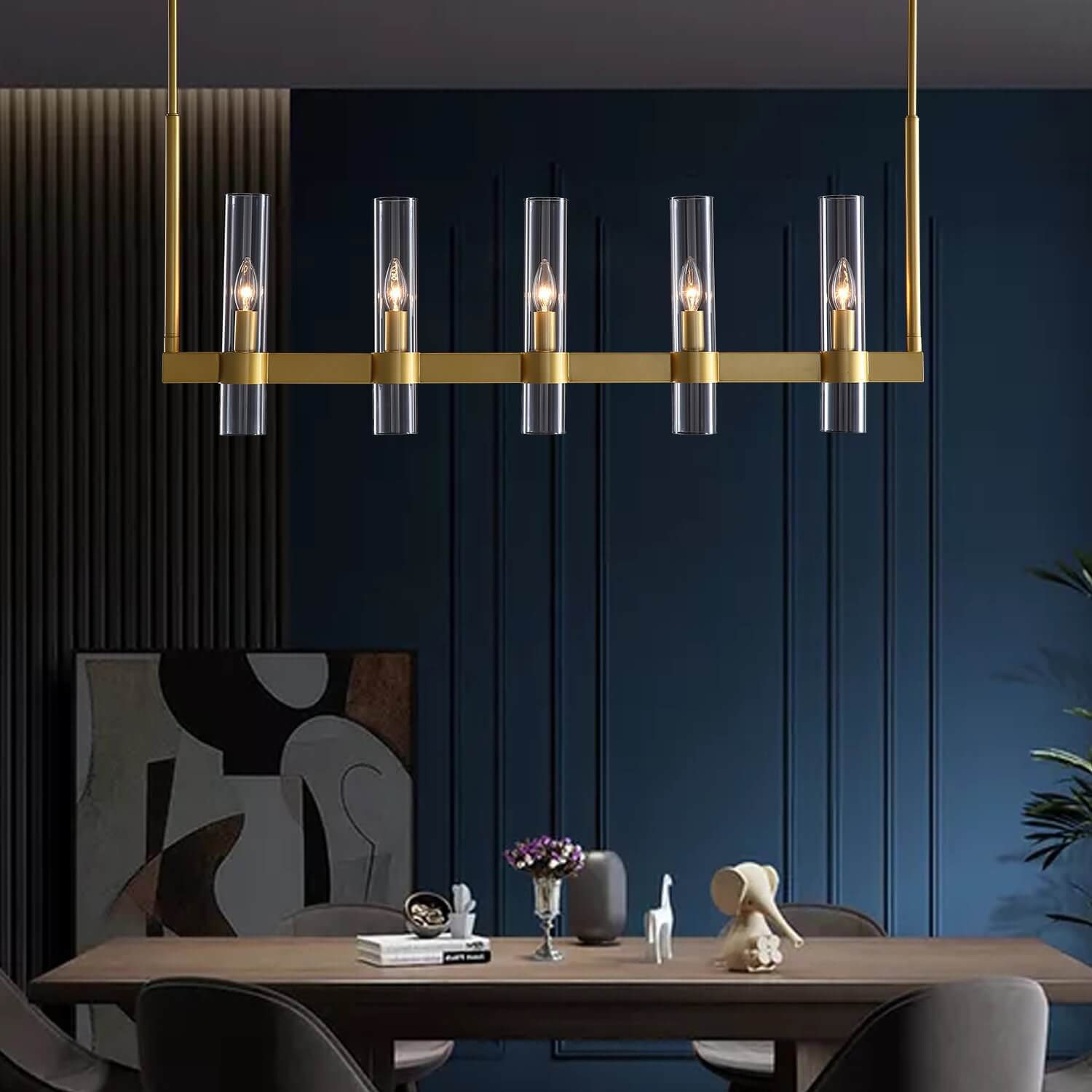 Modern-Gold-Linear-Island-Chandelier-Pendant-Lighting