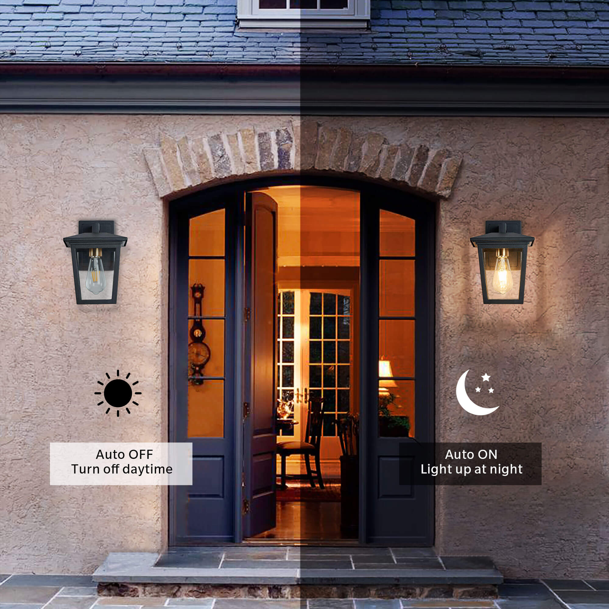 Rustic-Matte-Black-Metal-Frame-Outdoor-Wall-Sconce