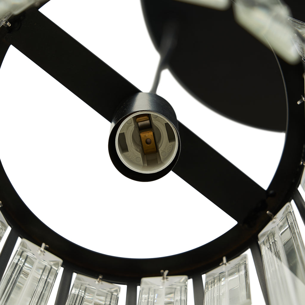 MOOONI-Vintage-Spiral-Matte-Black-Crystal-Chandelier-E12