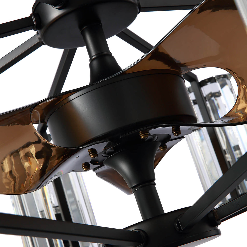MOOONI-Fandelier-Bronze-Fan-Chandelier-Matte-Black-Copper