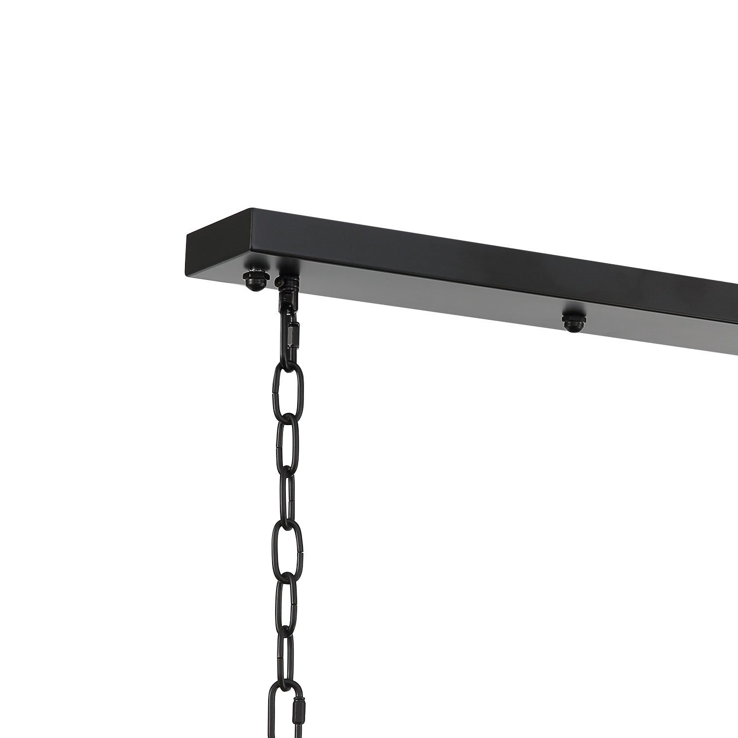 Modern-Matte-Black-Black-Rectangular-Metal-Frame-Crystal-Chandelier-Flush-Mount