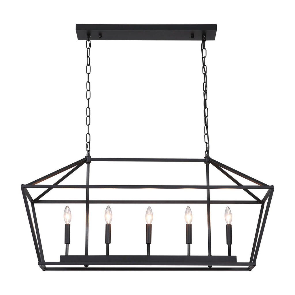 Rustic Iron Handmade 5 Lights Chandelier