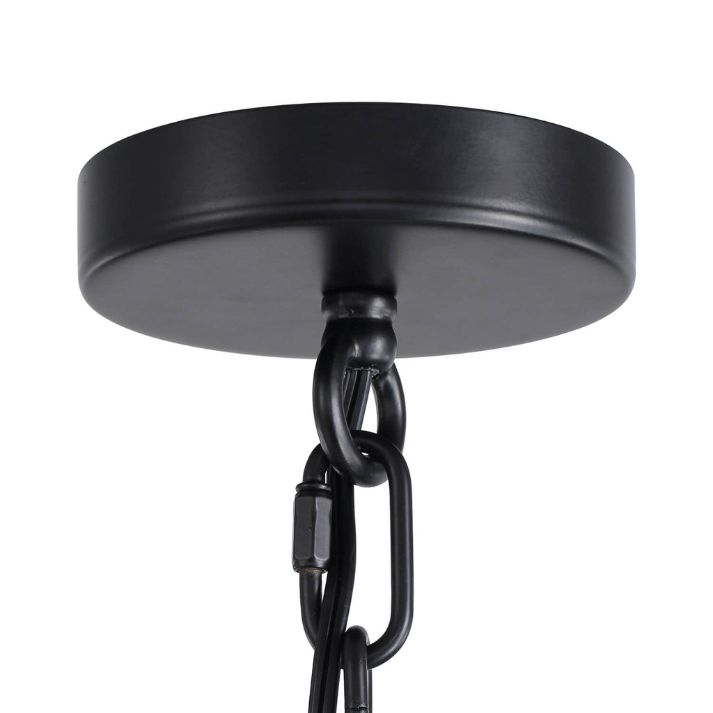 Moooni® Black Farmhouse Iron Caged Pendant Light