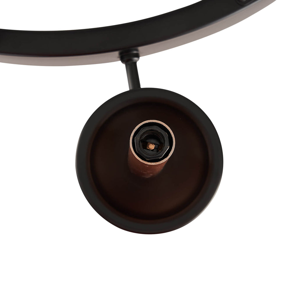 Night Rose 8 Lights Candle Round Chandelier