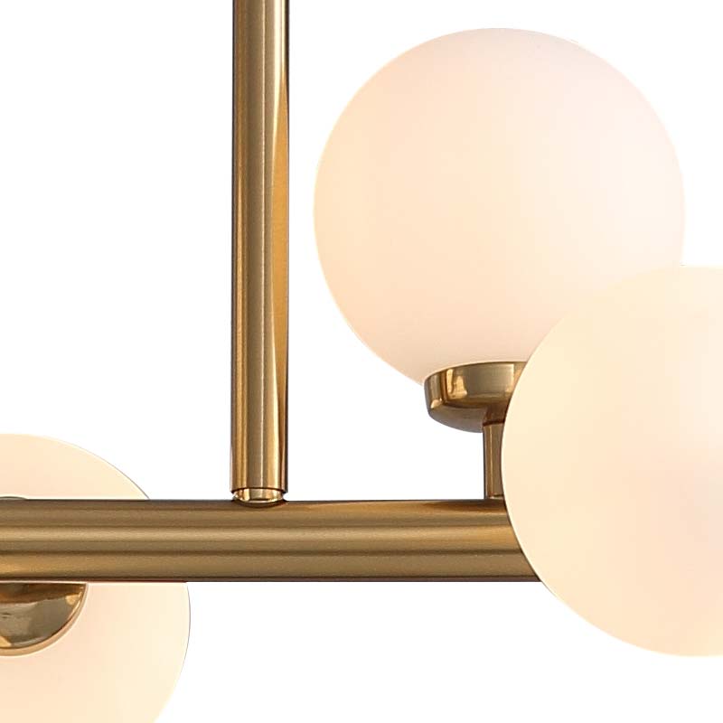 MOOONI-Modern-Gold-Glass-Globe-Crystal-Chandelier-16-Lights-Shape