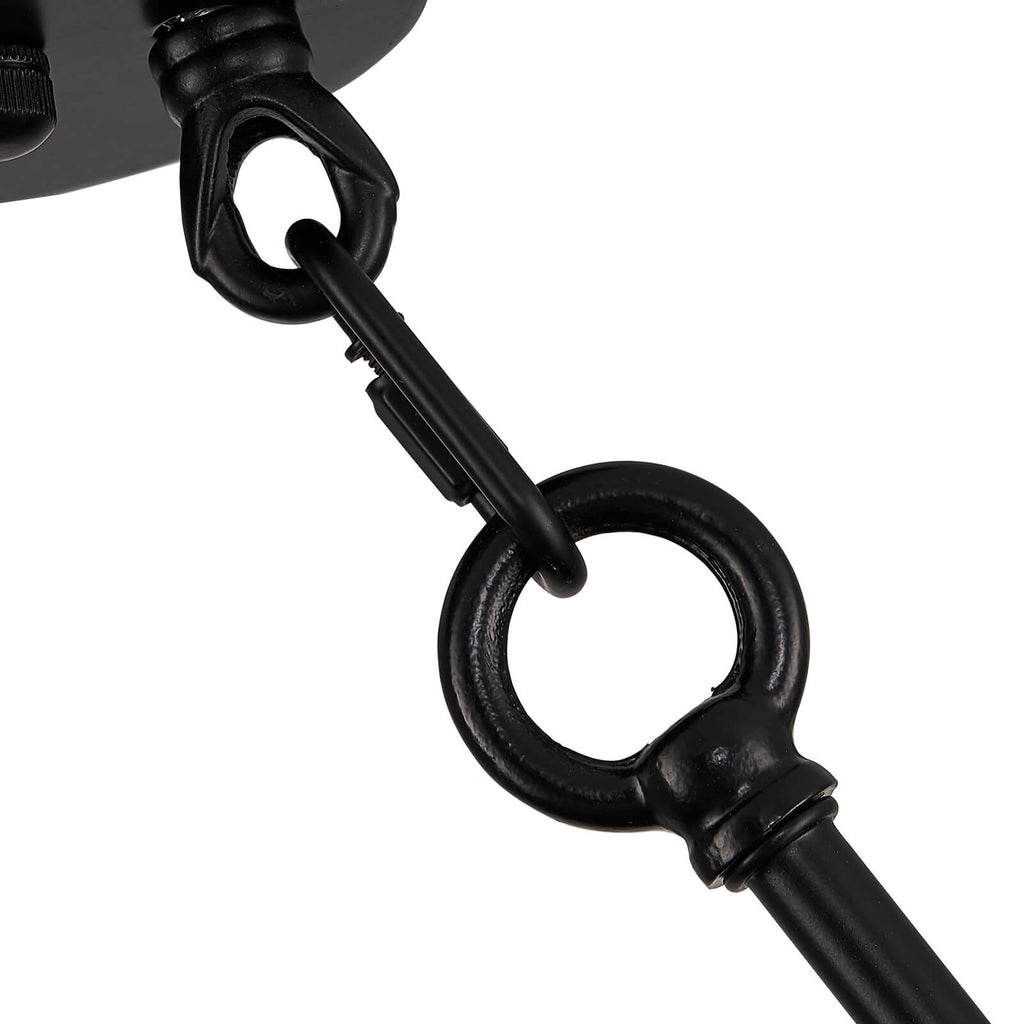 MOOONI-Vintage-Oval-Rectangular-Matte-Black-Crystal-Chandelier-Hardwired