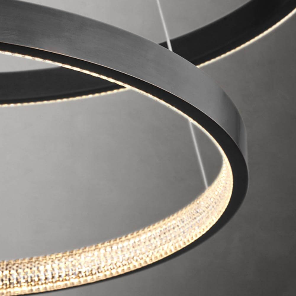 Circular LED Rings Chandelier