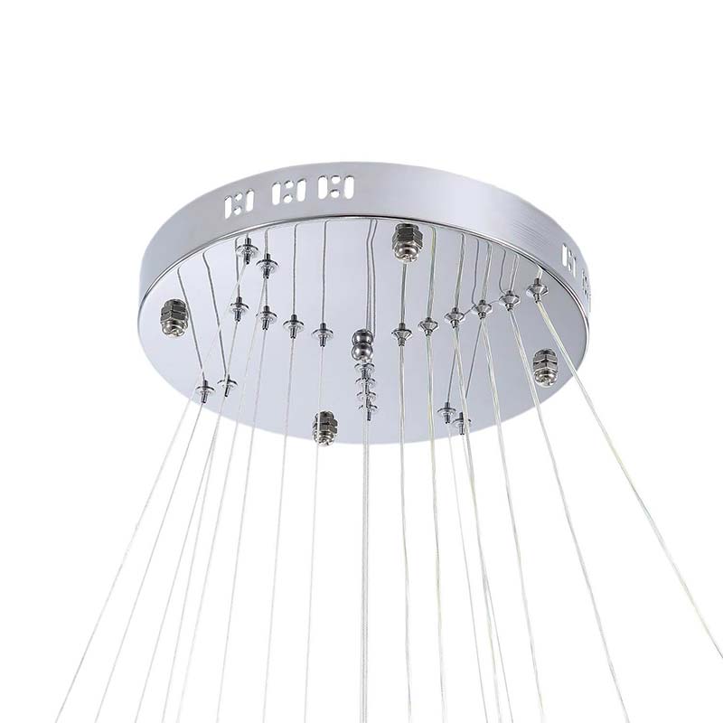 Modern-Chrome-Multiple-Rings-Galaxy-Ring-Crystal-Chandelier-Flush-Mount