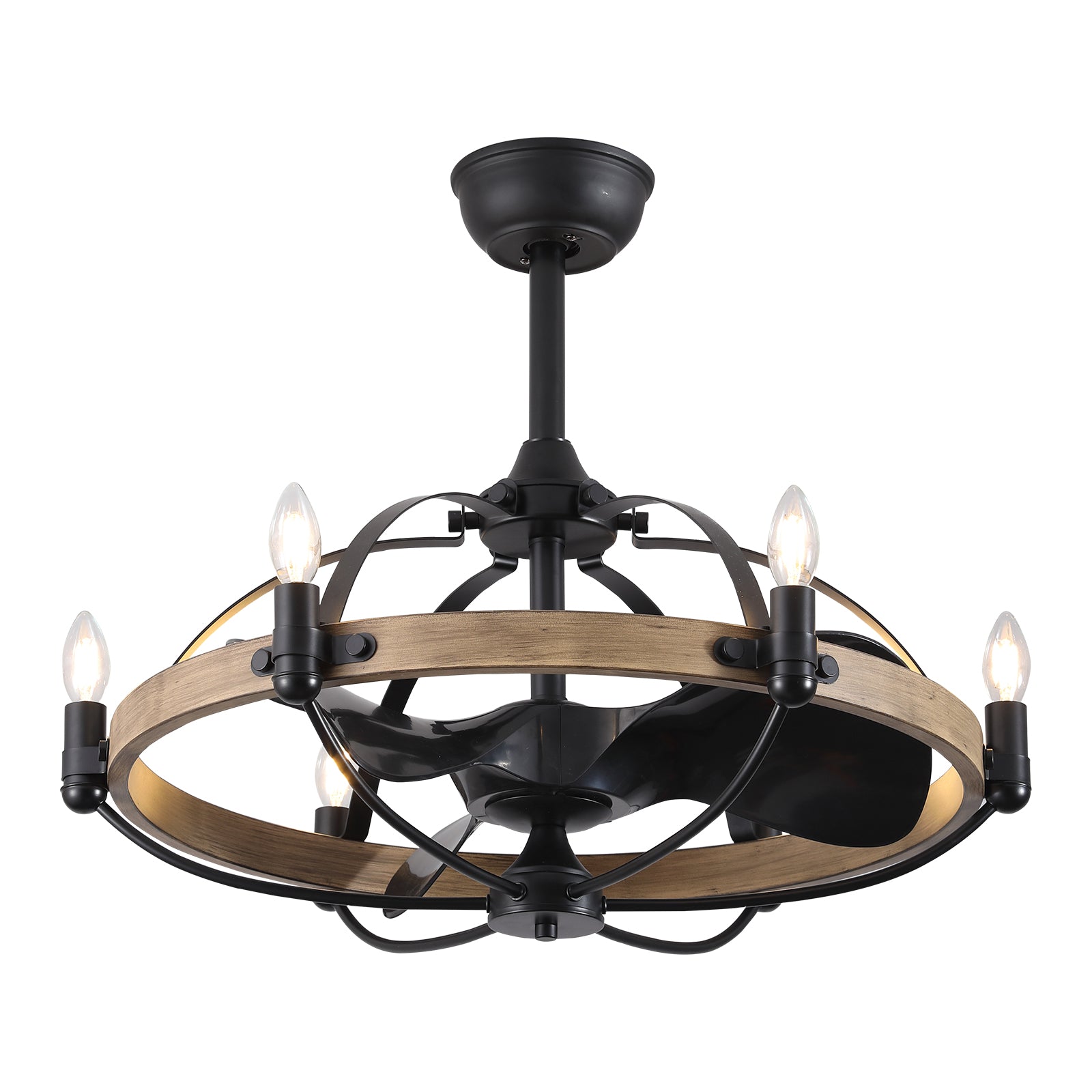 MOOONI-Fandelier-Ceiling-Fan-Industrial-Light-Turn-On