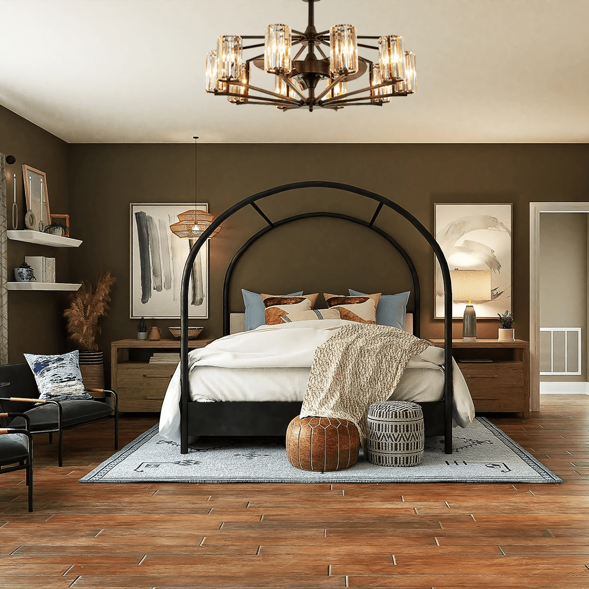 Chicago Wheel | 2023 Newly-Upgraded Top Rated Vintage Farmhouse Style Designer Fandelier