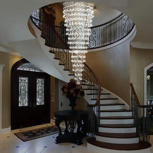 Contemporary Round Crystal Chandelier