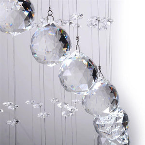 Spiral Double  LED Crystal Chandelier