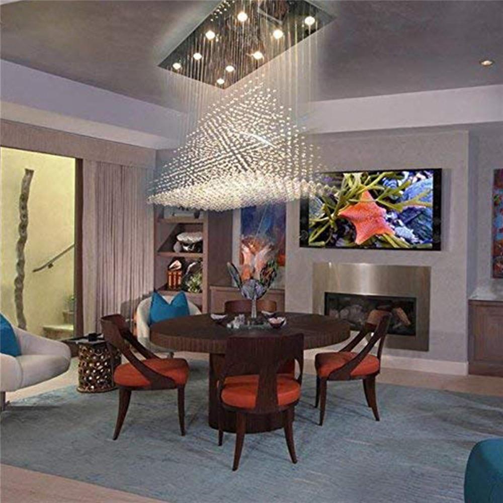 Moooni-Modern-Chrome-Raindrop-Pyramid-Crystal-Chandelier-Dining-Room