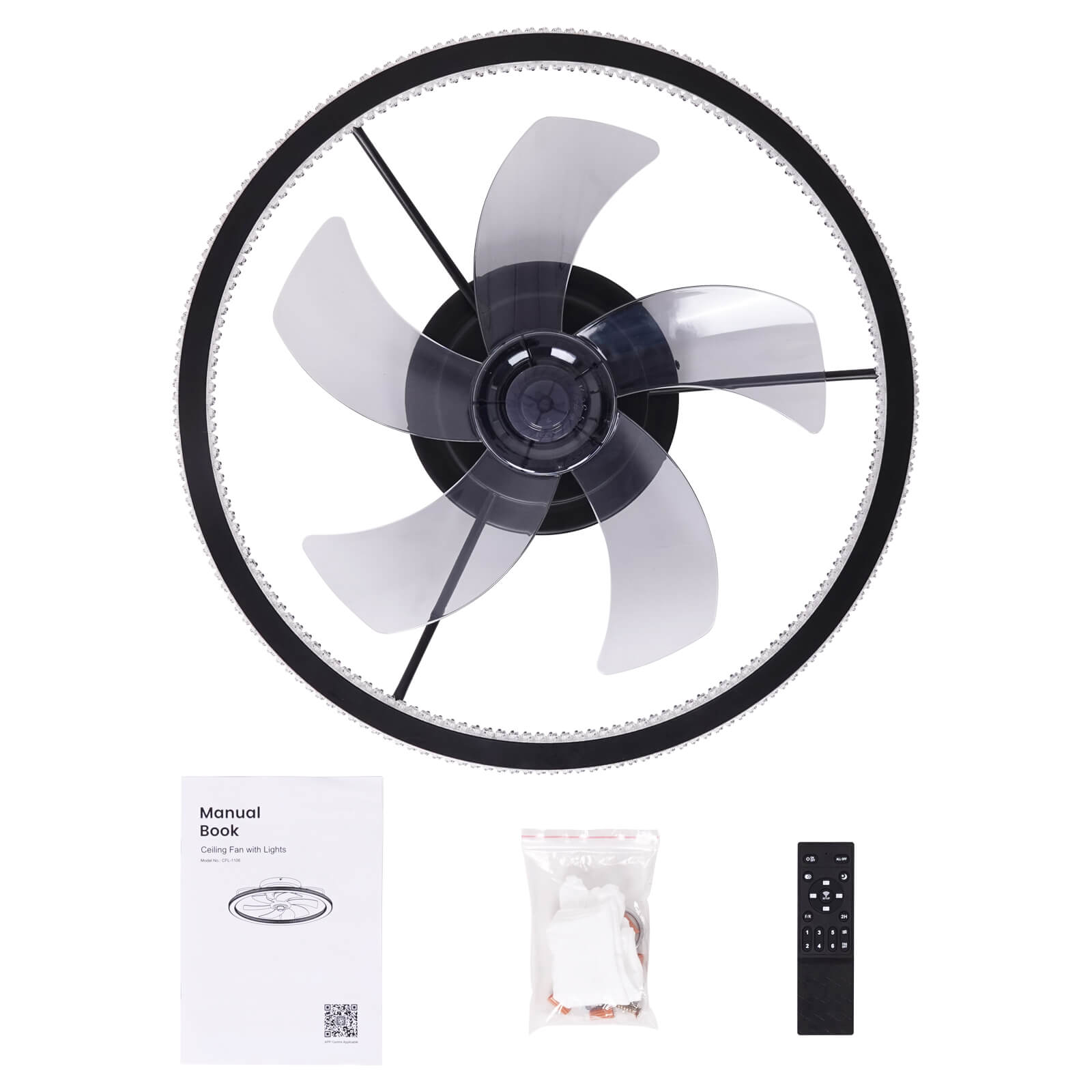 Minimalism Sparkling Diamond Fandelier